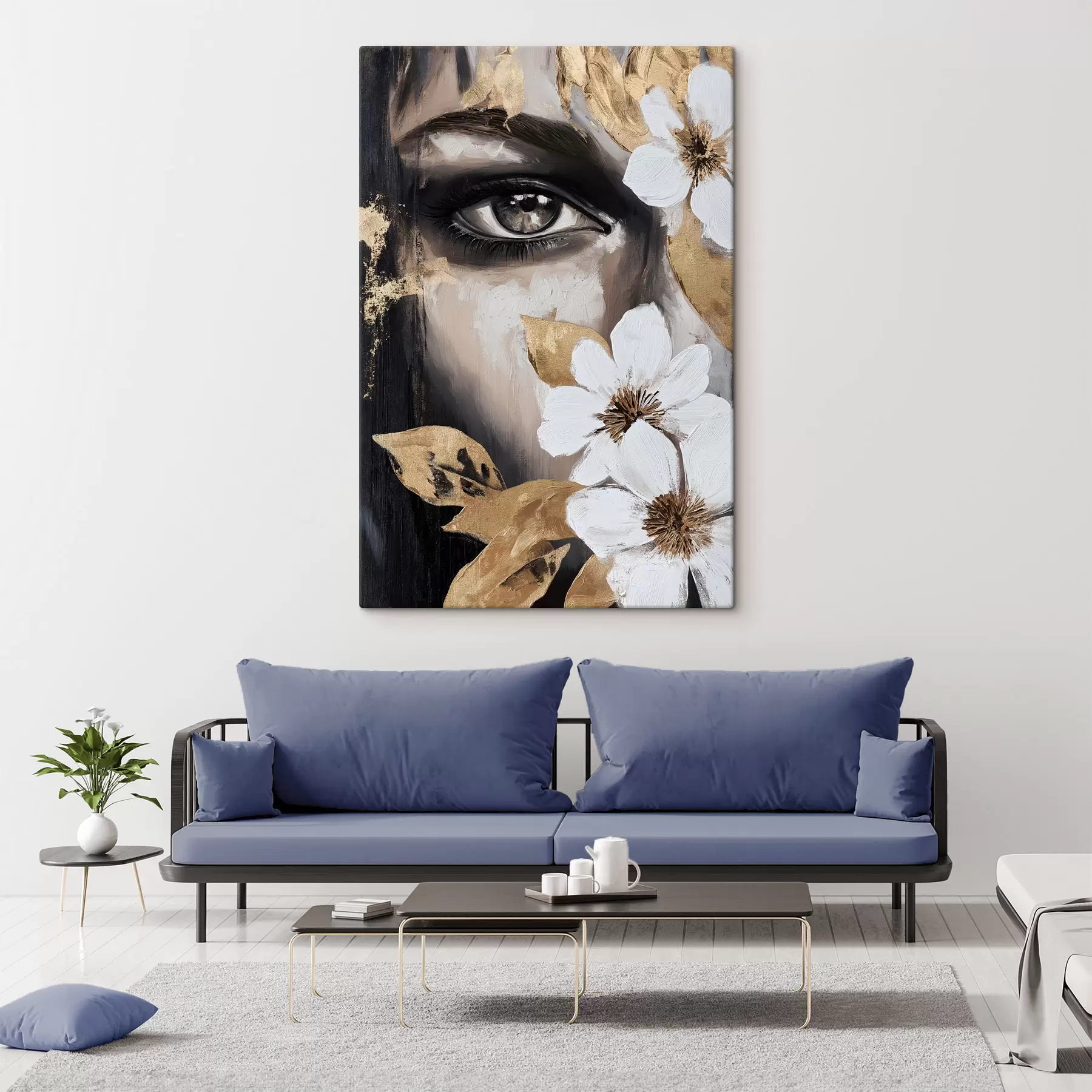  Schilderijen Meisje met bloemen s49272