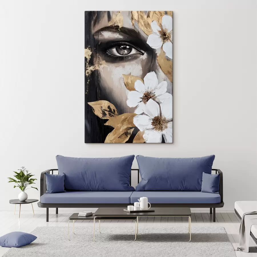  Schilderijen Meisje met bloemen s49272