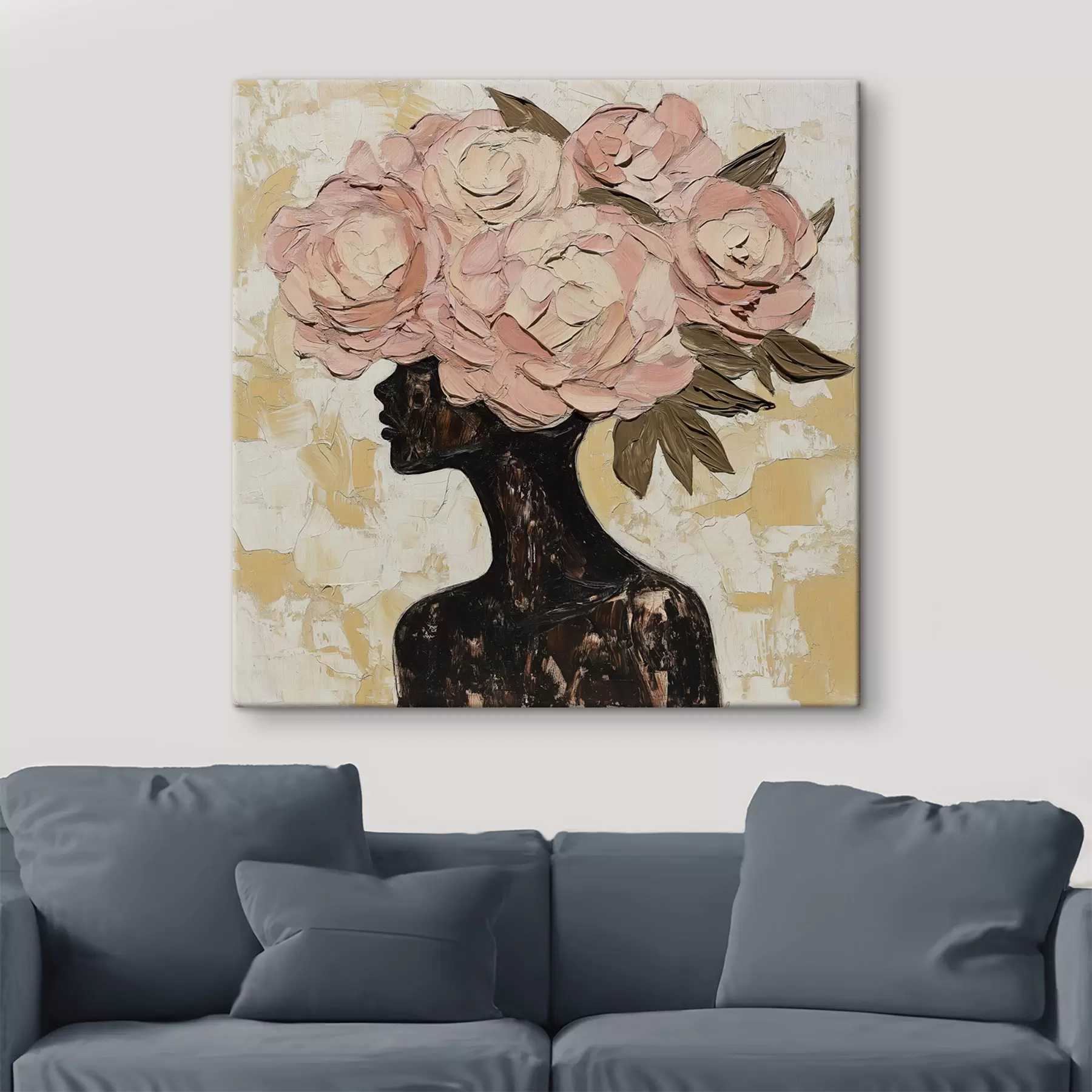  Schilderijen Meisje met bloemen s49286