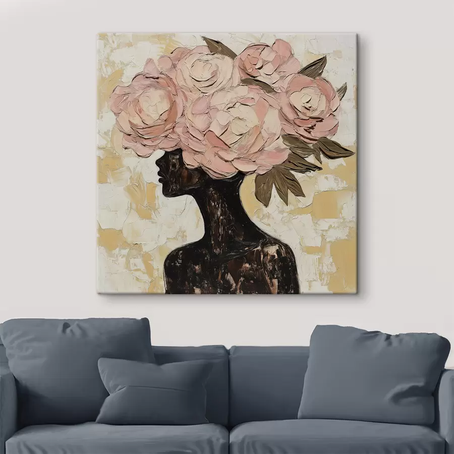  Schilderijen Meisje met bloemen s49286