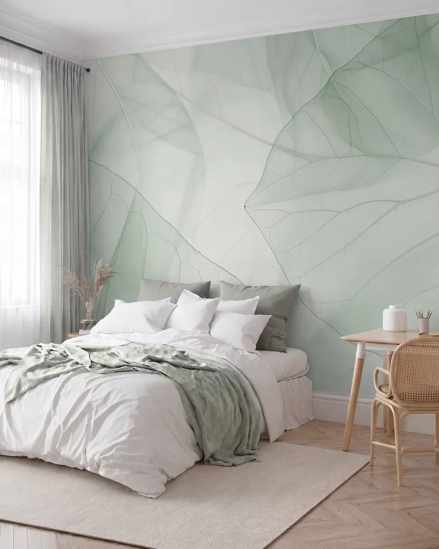 Fotobehang Bladerensluier w05474