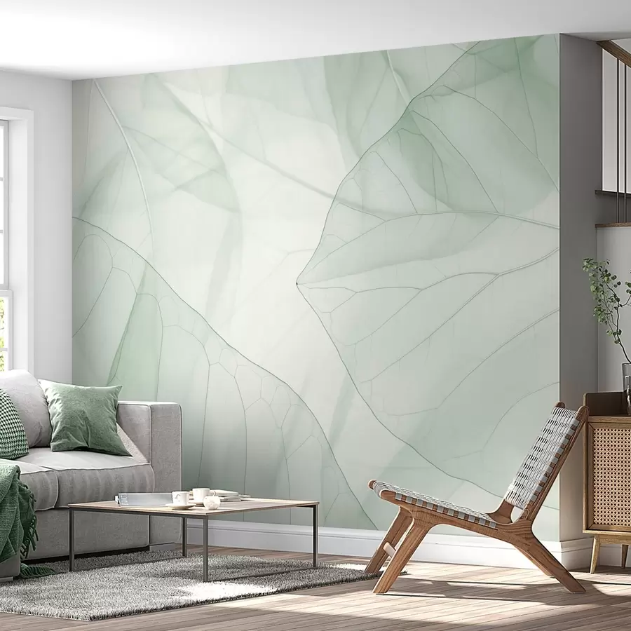 Fotobehang Abstracte bladnerven w05474