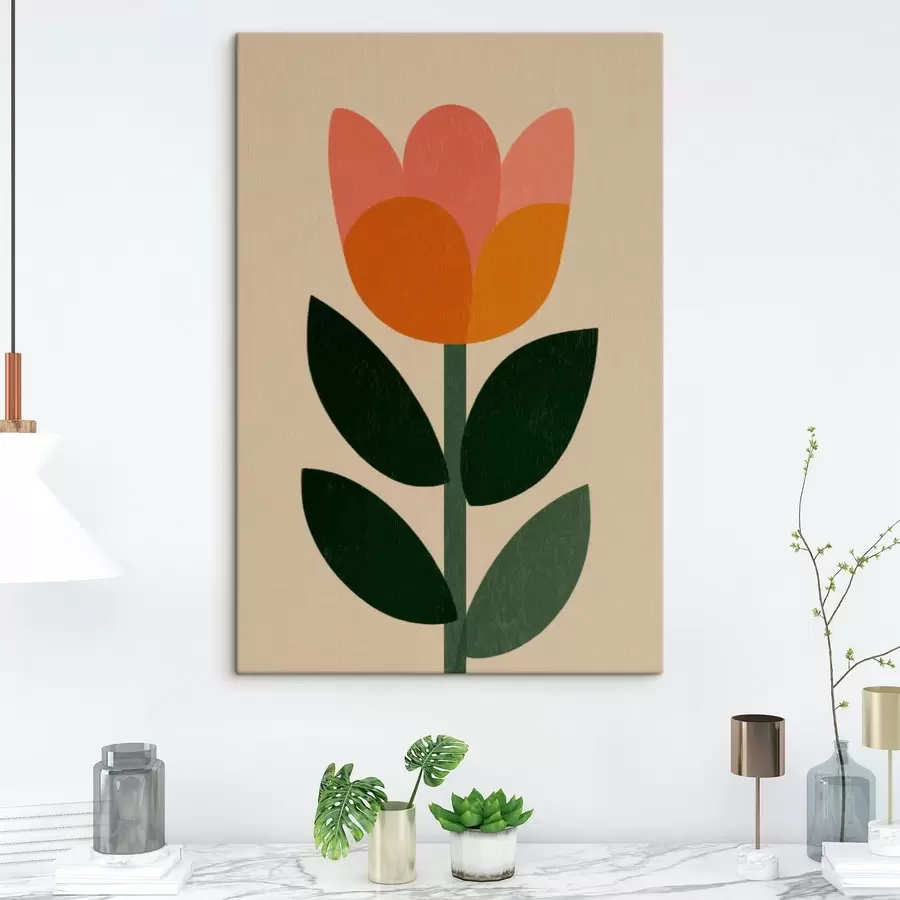  Schilderijen Tulpenstengel s49299