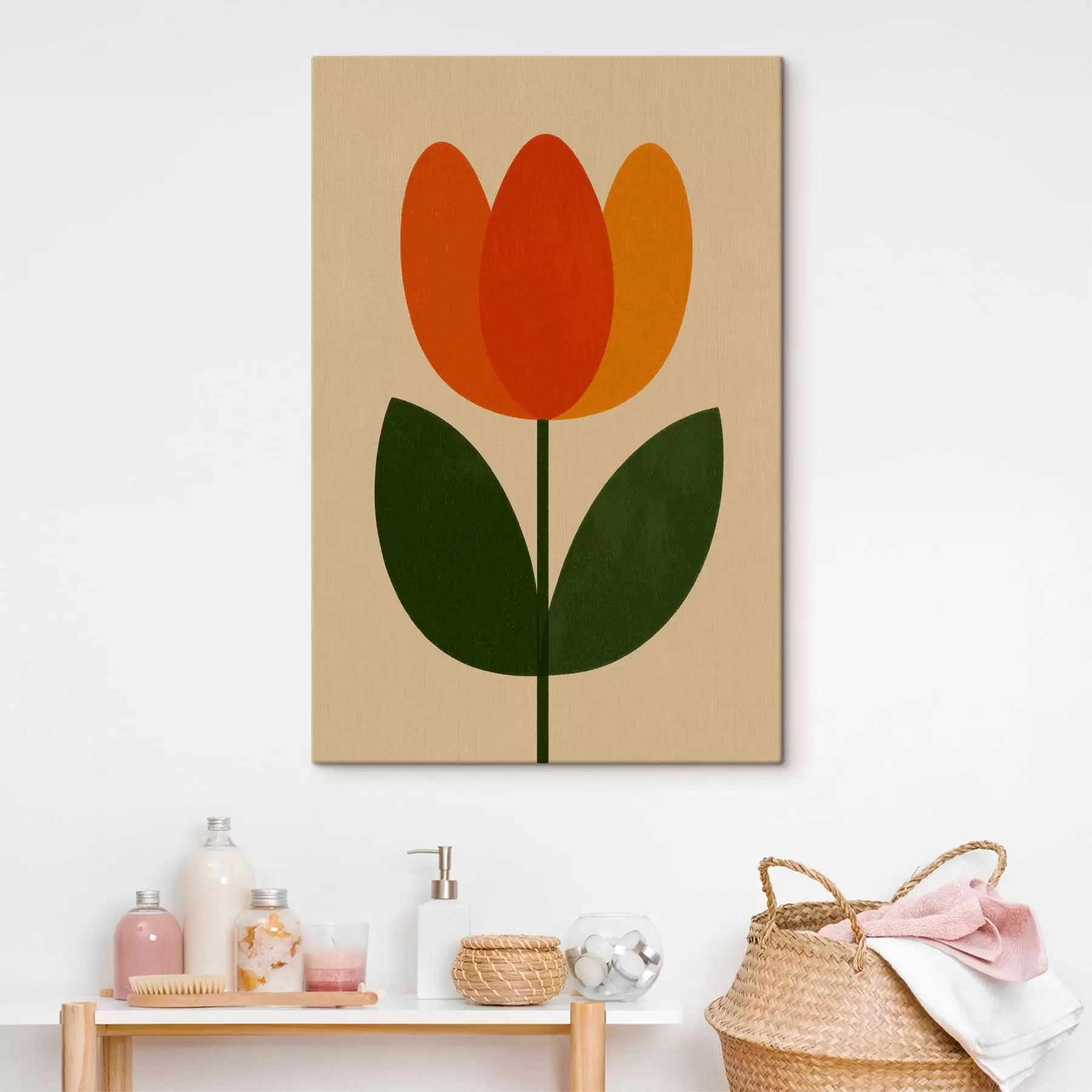  Schilderijen Enkele tulp s49300