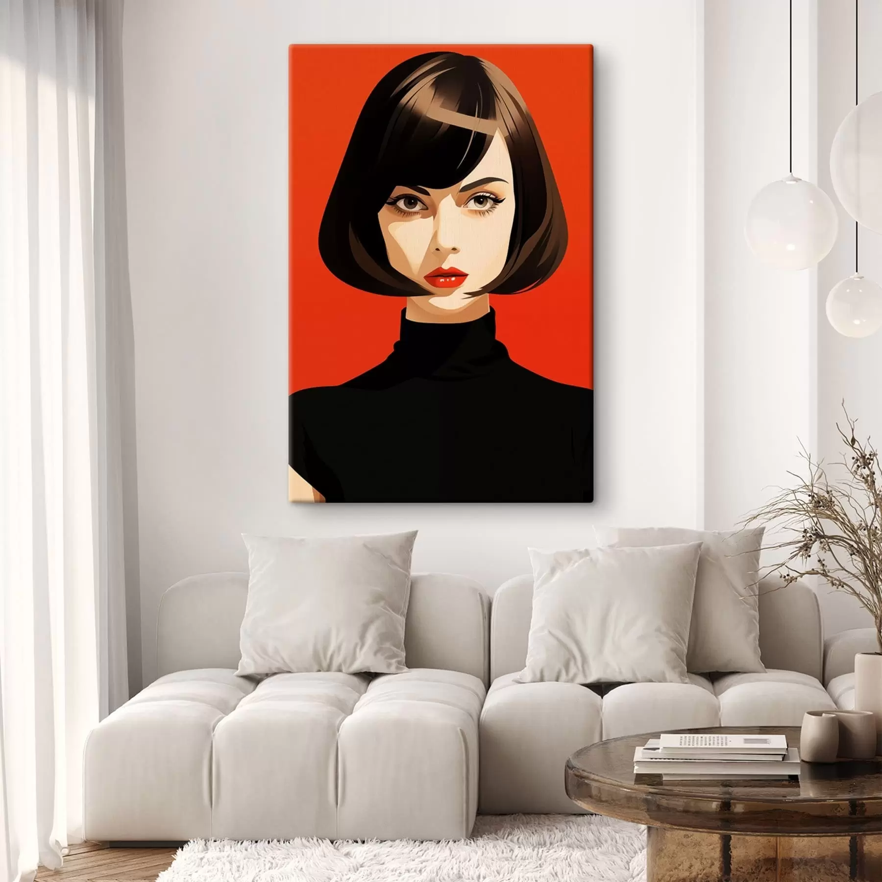  Schilderijen Portret met kort haar s49303