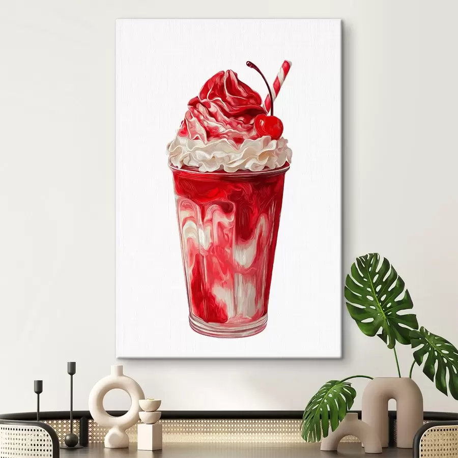  Schilderijen Kersenmilkshake s49311