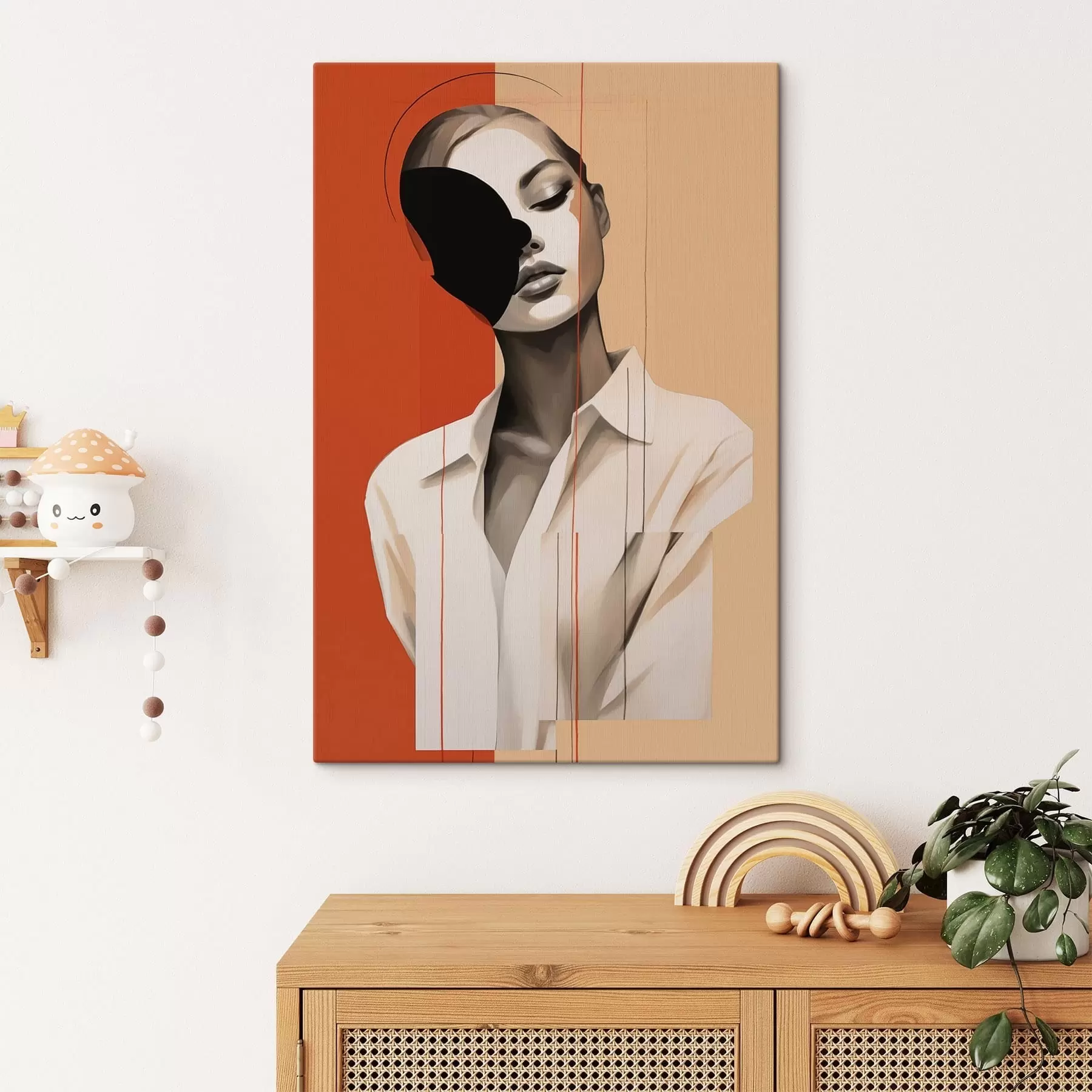  Schilderijen Abstract Portret s49320