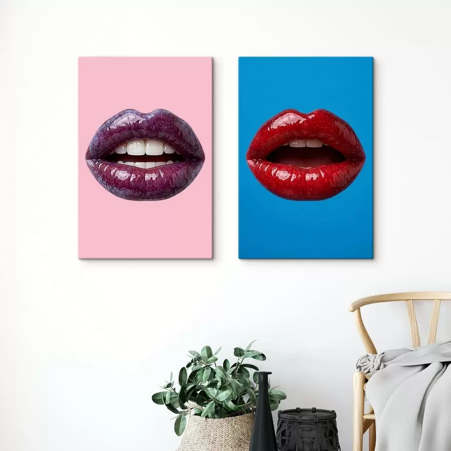 Fotobehang Opvallende lippen m30514