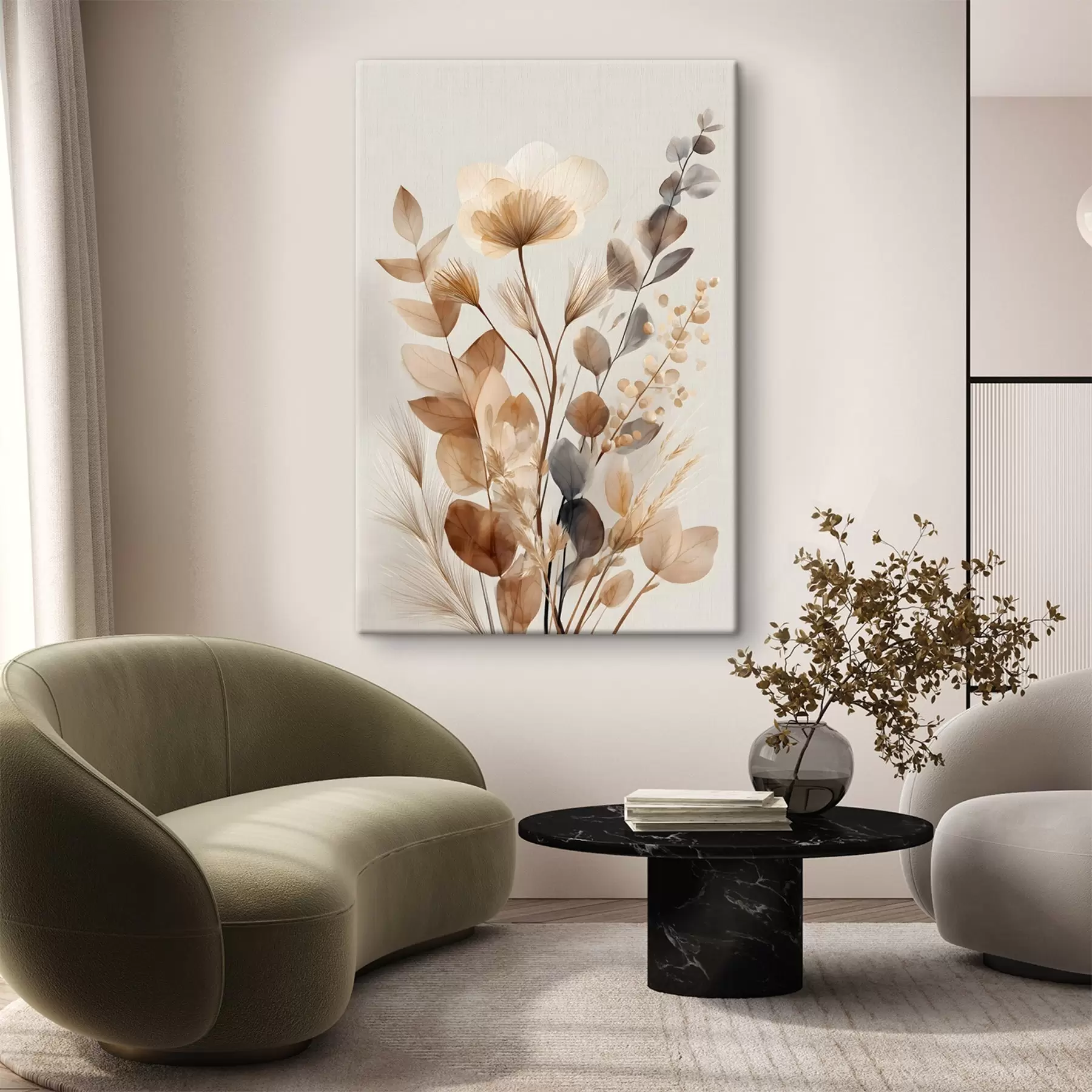  Schilderijen Gedroogde bloemen s49234