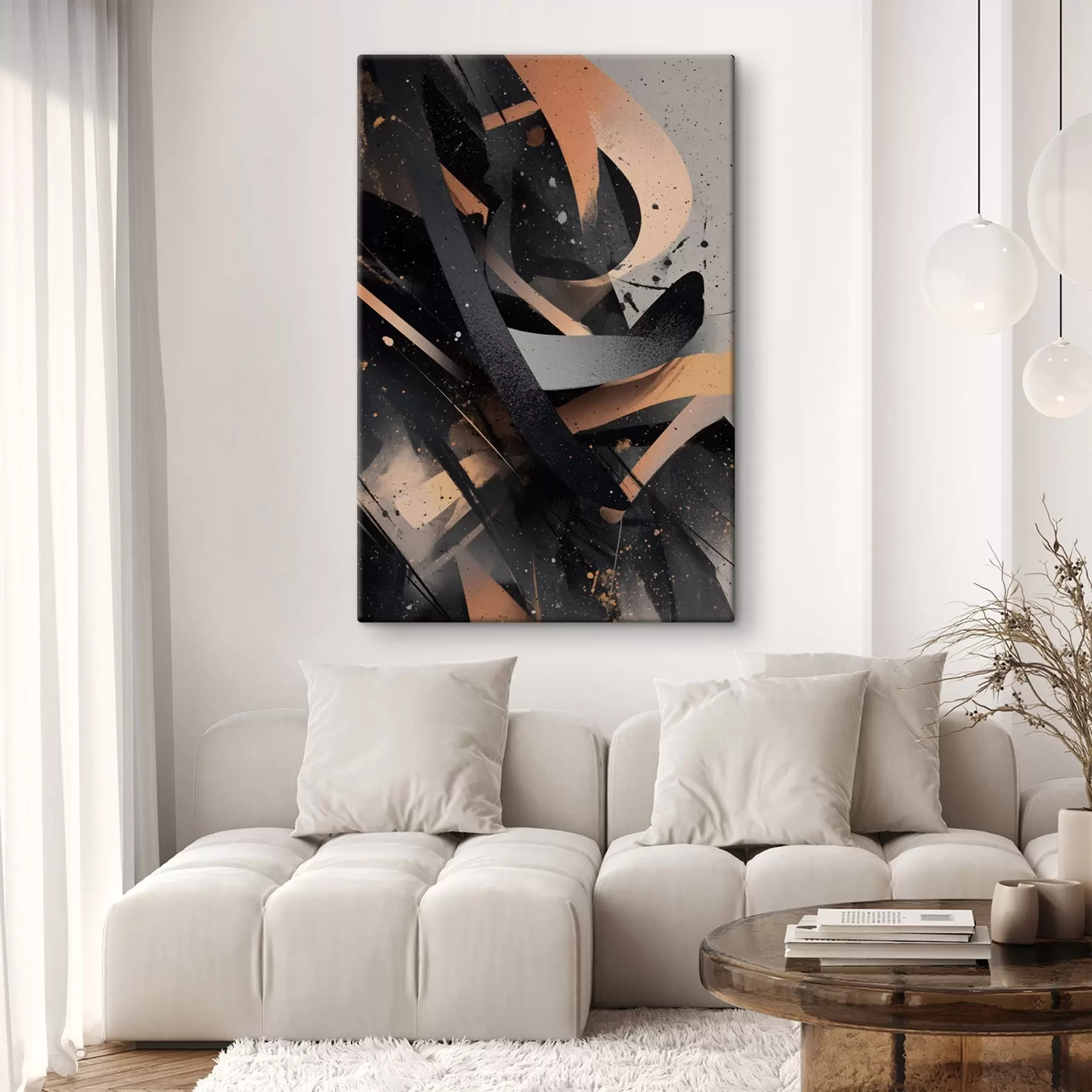  Schilderijen Moderne kalligrafie in graffitistijl s49247