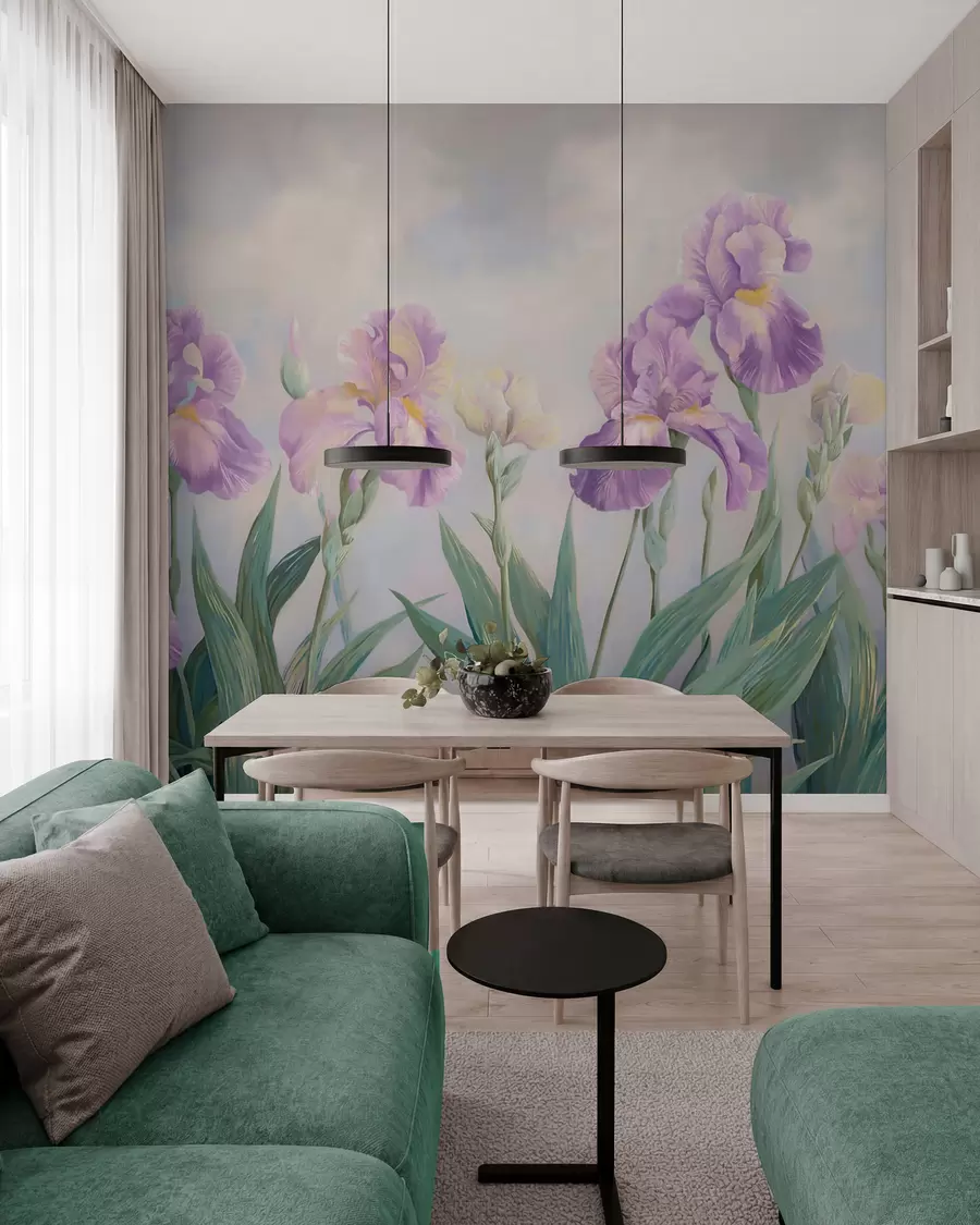 Fotobehang Klassieke bloemen w05646