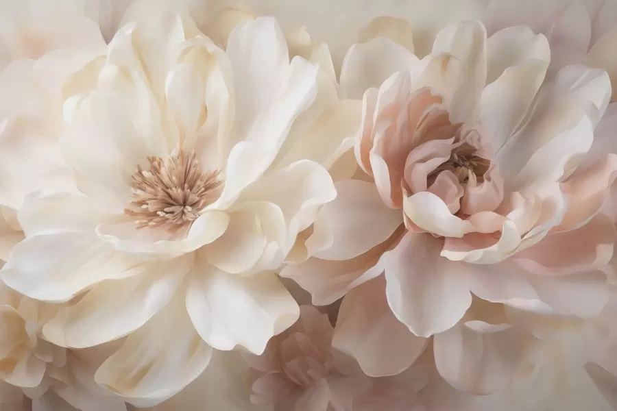 Fotobehang Grote bloemen w05633