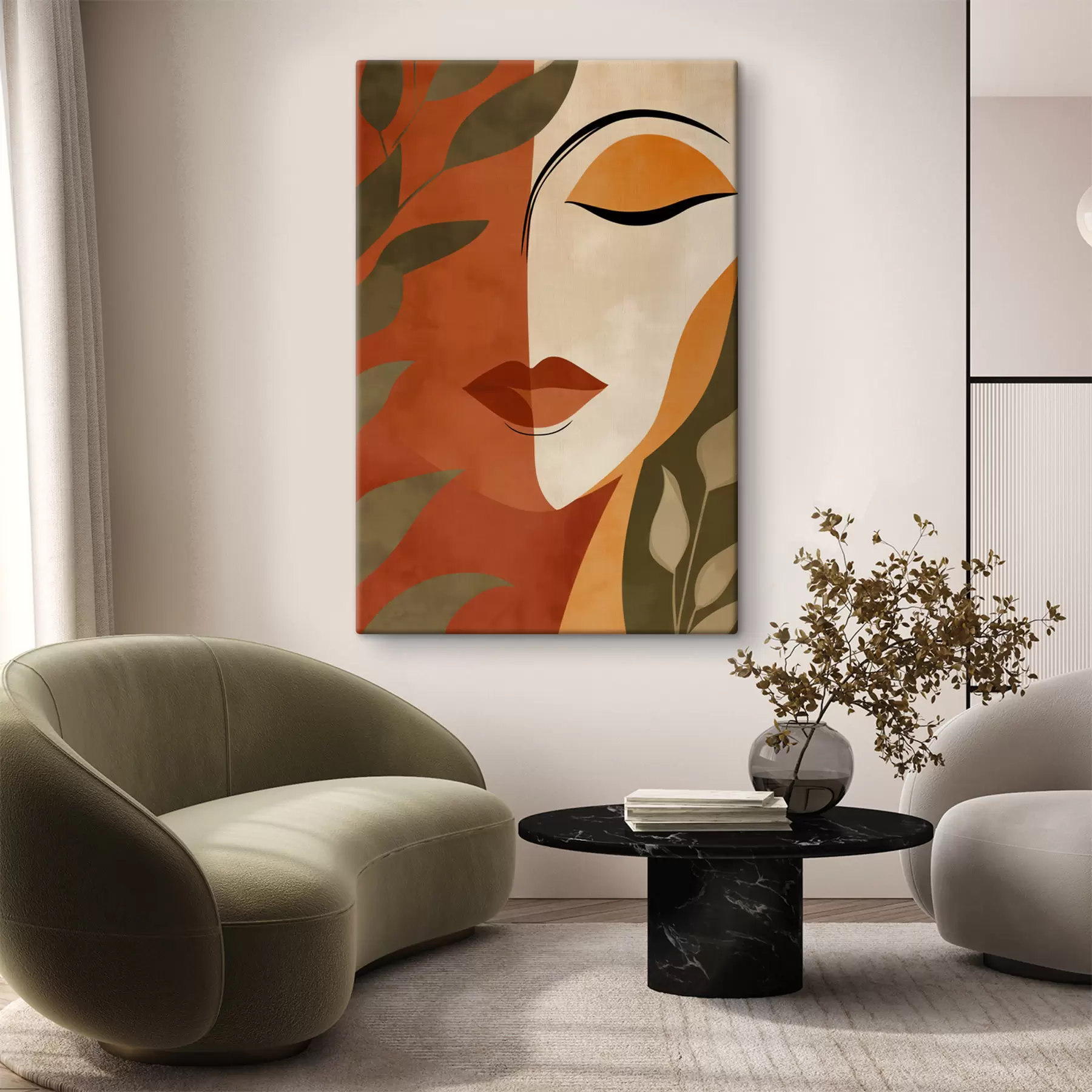  Schilderijen Abstract portret s49449