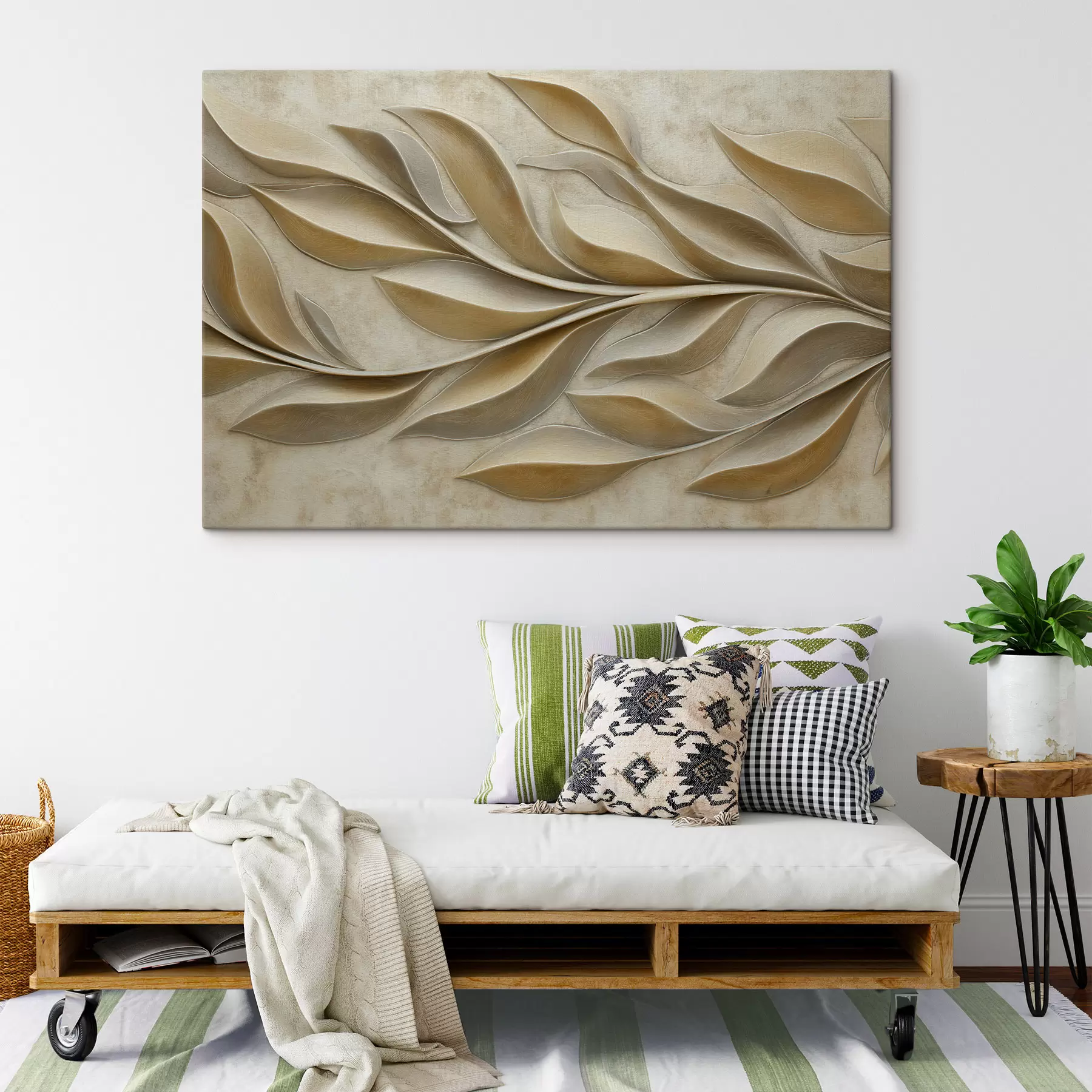  Schilderijen Abstract gebladerte s49453