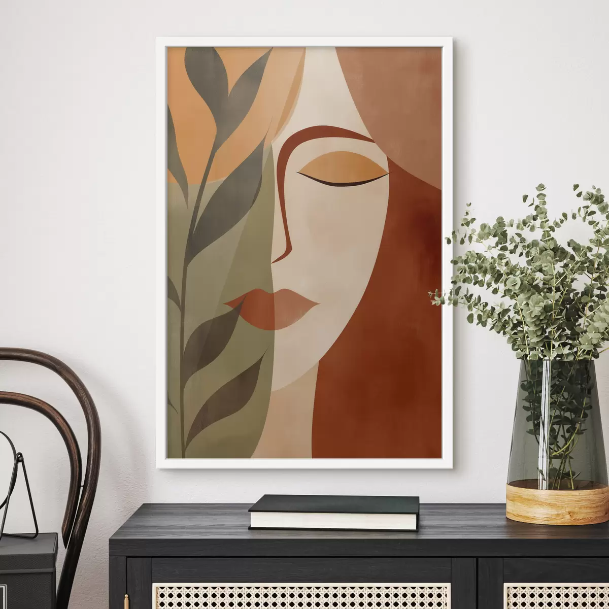 Poster Abstract portret f49450