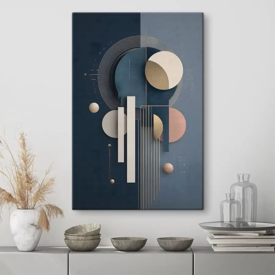  Schilderijen Abstracte meetkunde s49430