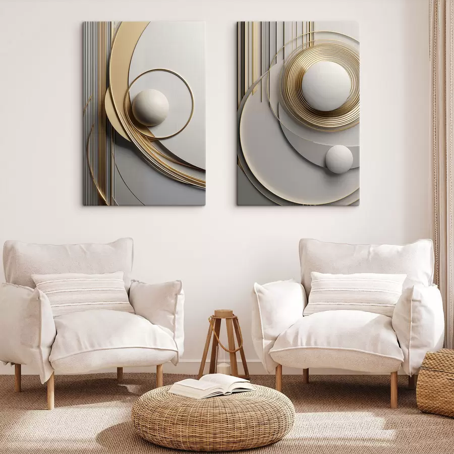 Fotobehang Abstracte geometrische compositie, met textuur, moderne, minimalistische kunst m30585