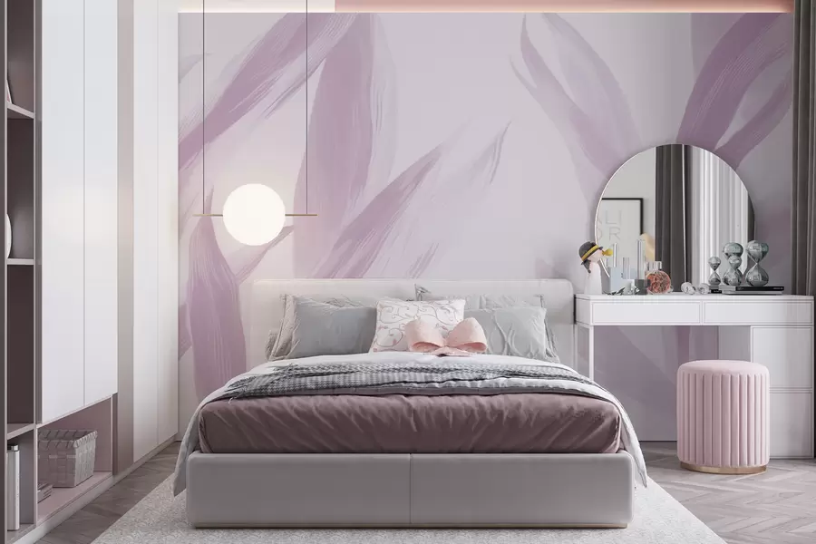 Fotobehang Puntige bladeren w05680v3
