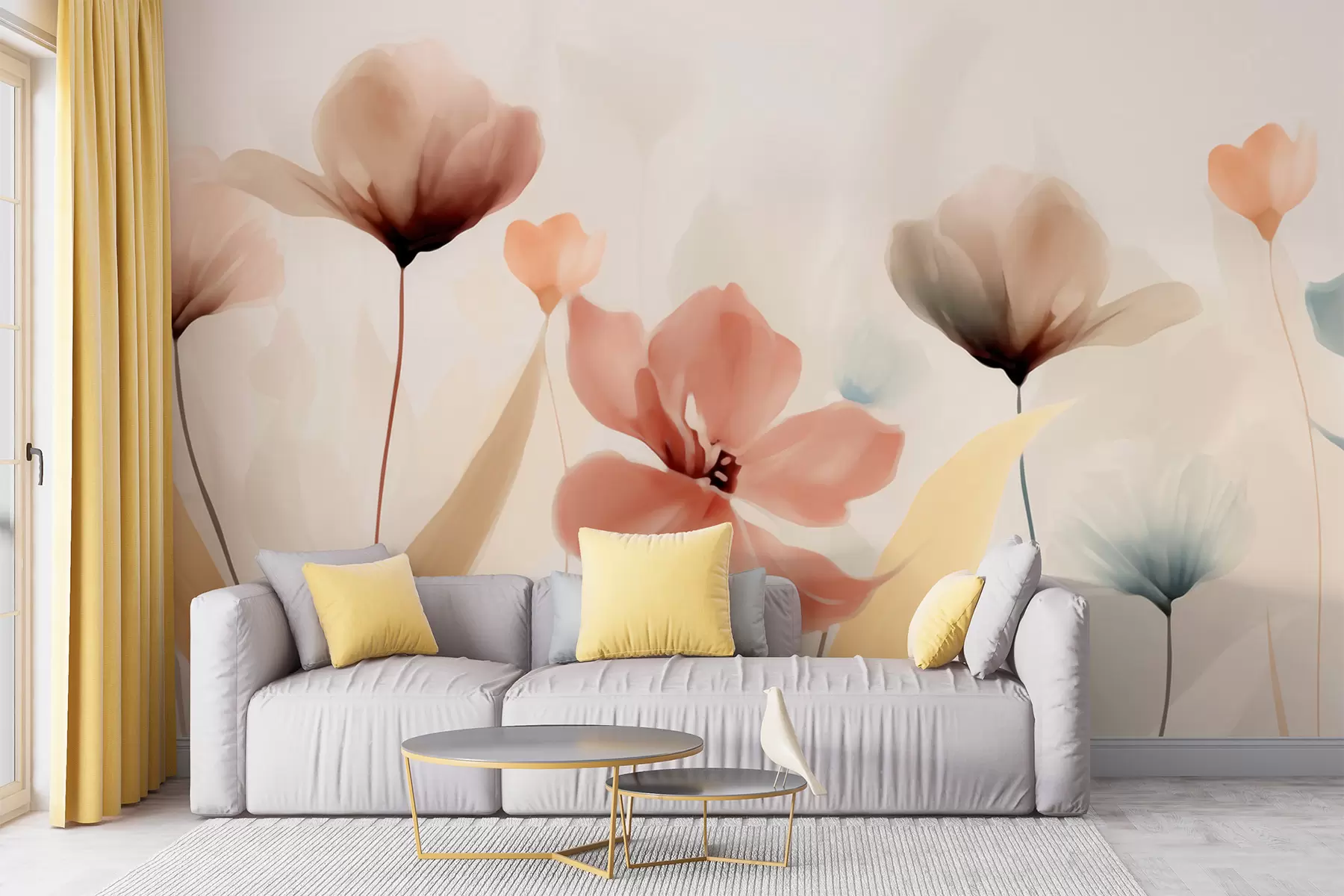 Fotobehang Wilde bloemen w05684