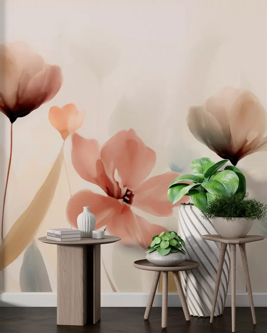 Fotobehang Wilde bloemen w05684