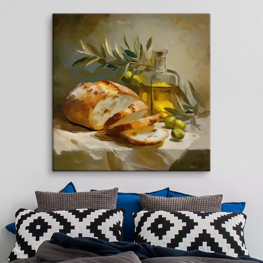  Schilderijen Brood en olijfolie s49529