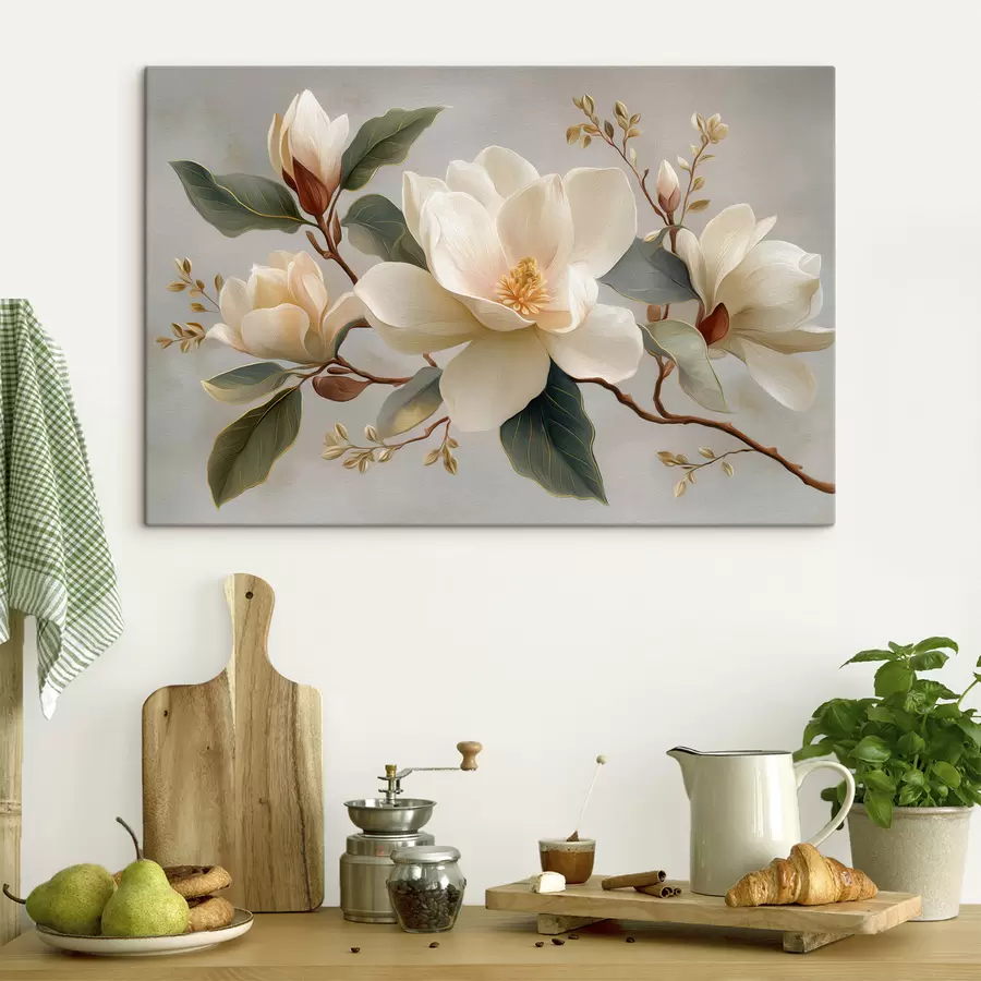  Schilderijen Een tak met bloemen s49538