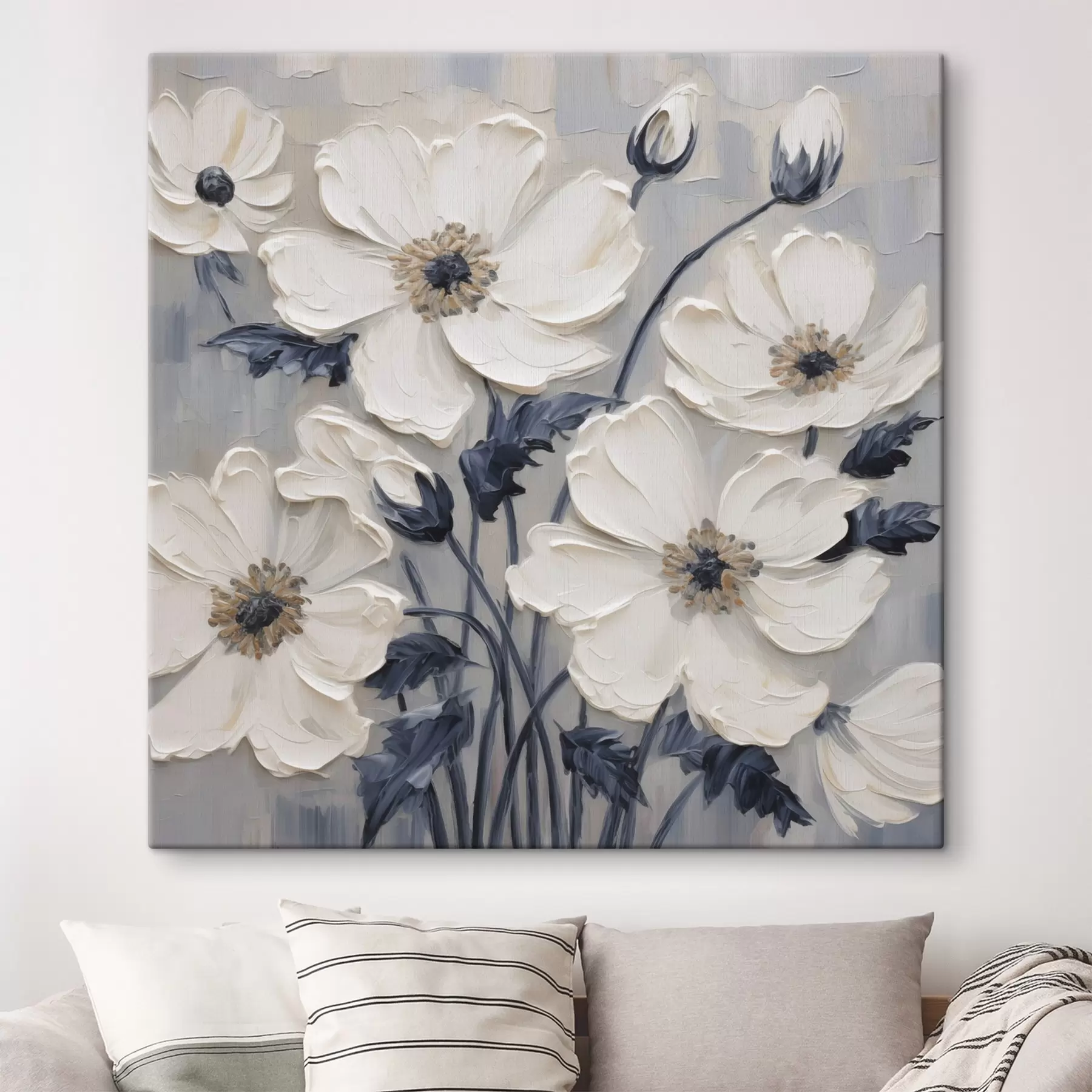  Schilderijen Bloemen imitatieschilderij s49505