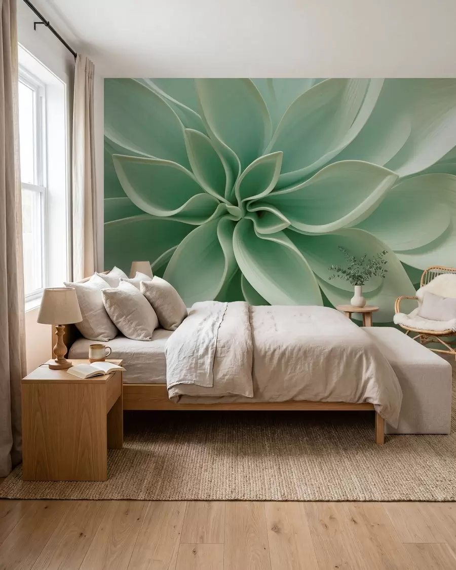 Fotobehang Botanische meetkunde w05559