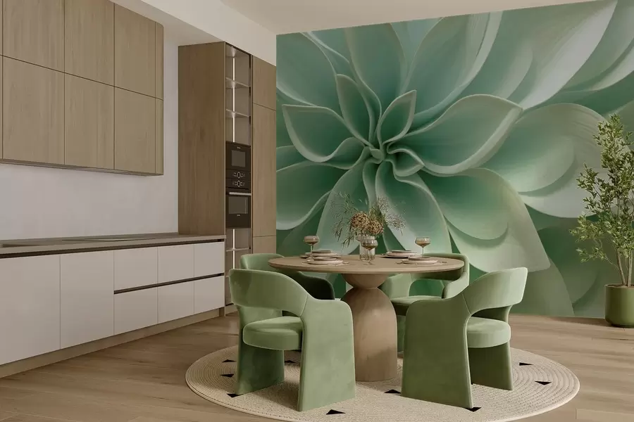 Fotobehang Botanische meetkunde w05559