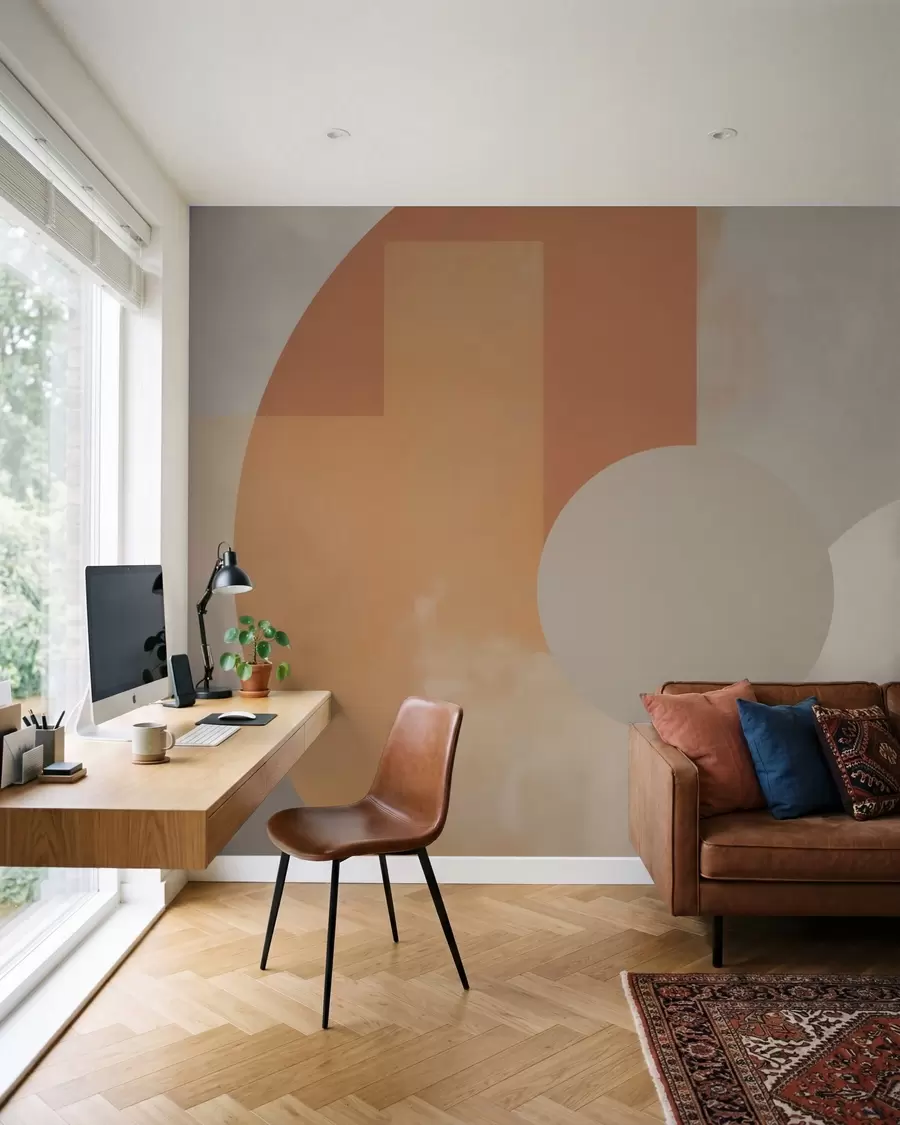 Fotobehang Geometrische abstractie w05702