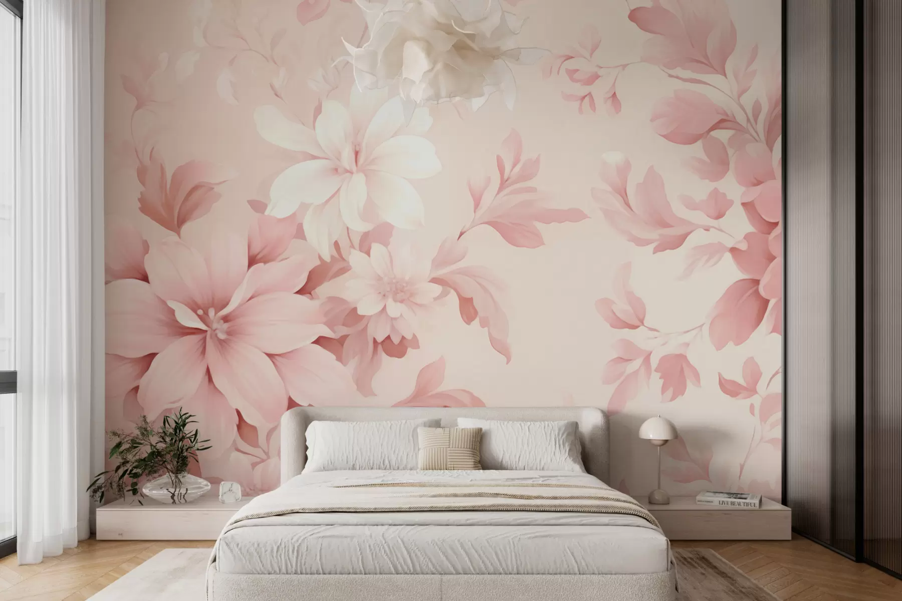 Fotobehang Klassieke bloemen w05437