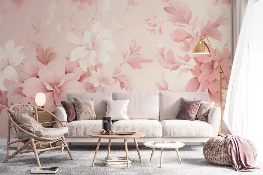 Fotobehang Klassieke bloemen w05437