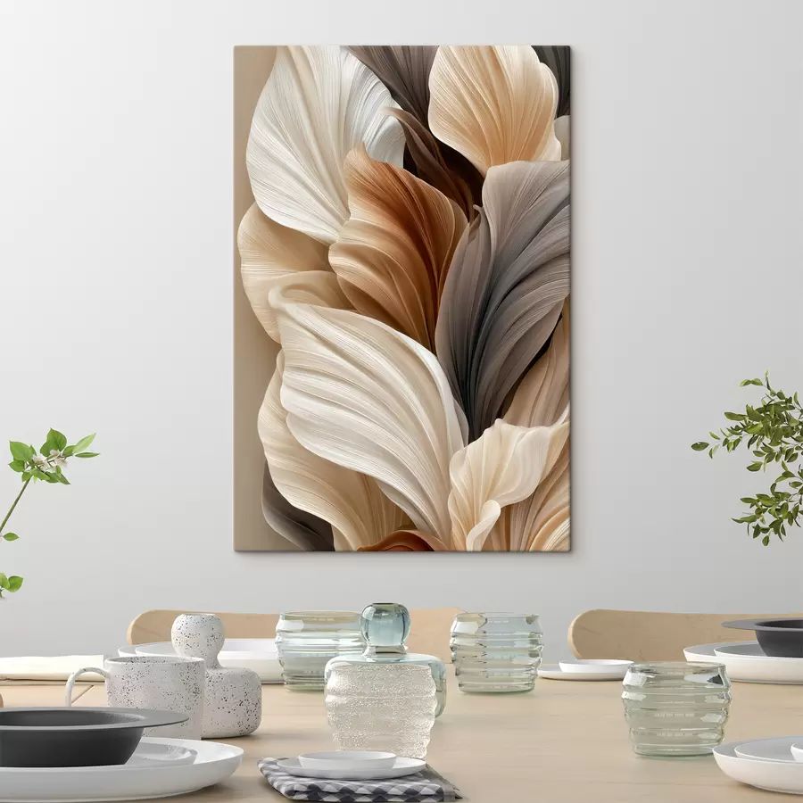 Schilderijen Abstracte bladeren s49619