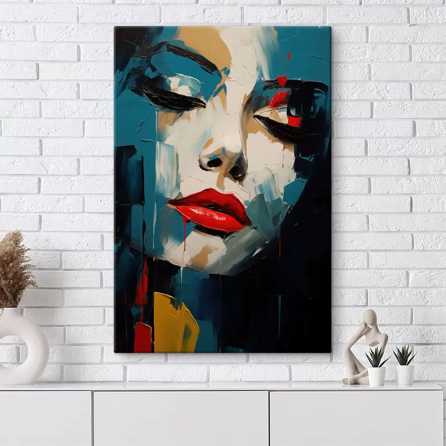  Schilderijen Abstract Portret s49627