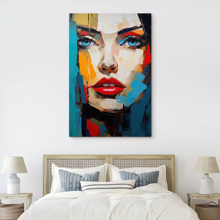  Schilderijen Abstract Portret s49628