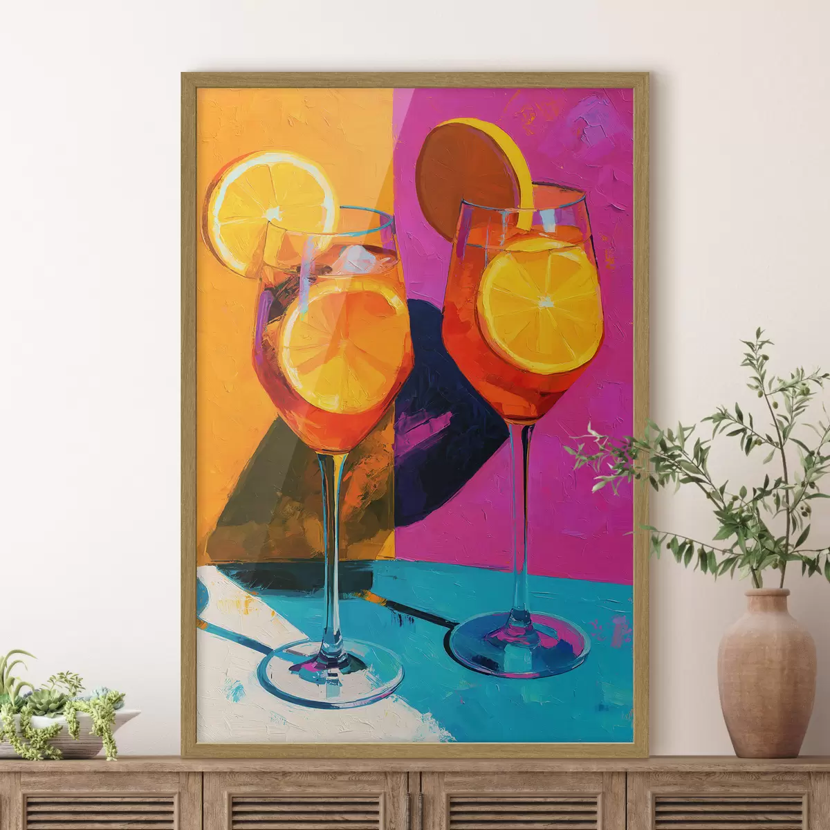 Poster Een citruscocktail f49607