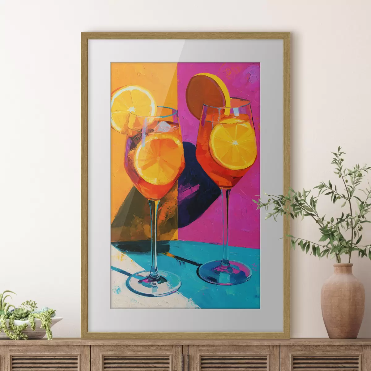 Poster Een citruscocktail f49607
