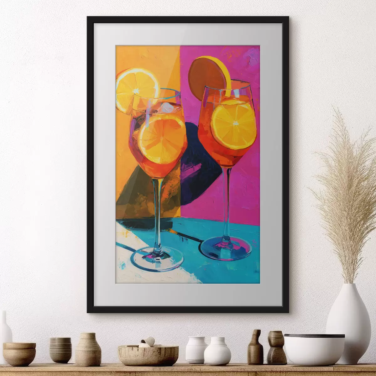 Poster Een citruscocktail f49607
