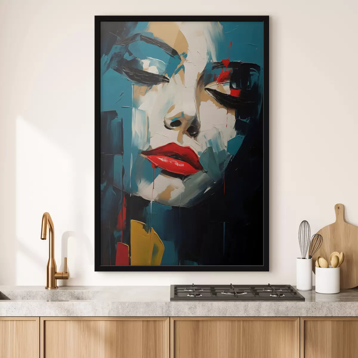 Poster Abstract Portret f49627