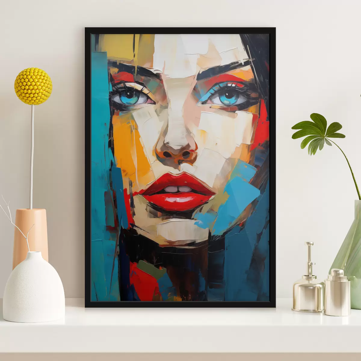 Poster Abstract Portret f49628