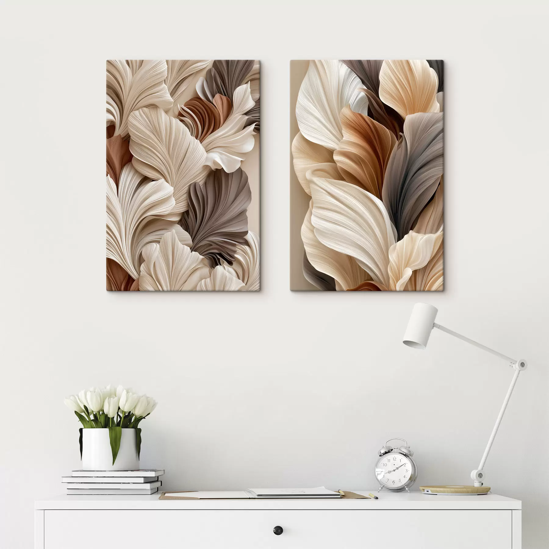  Schilderijen Abstract gebladerte m30631