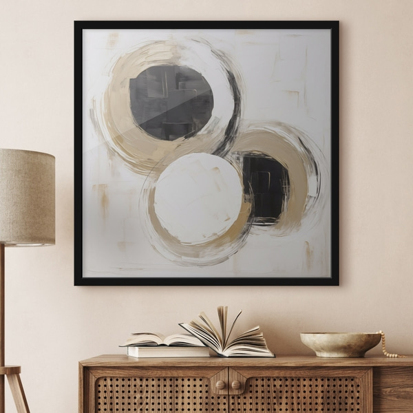 Poster Abstractie imitatie van schilderkunst, Posters Modern, f49604wo : Uwalls