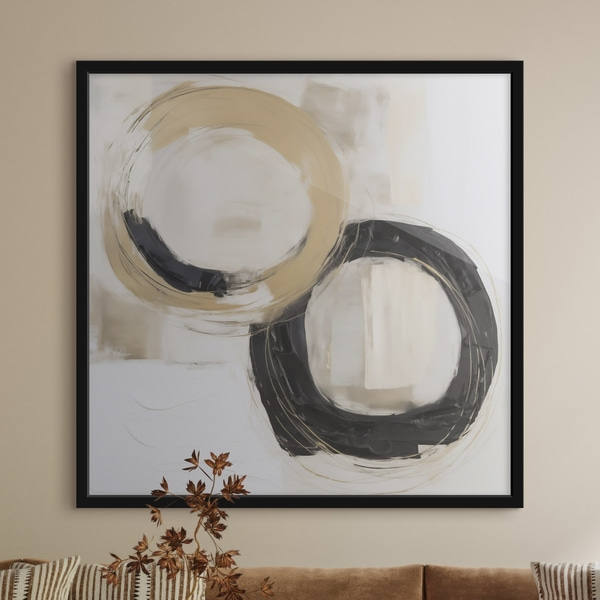 Poster Moderne abstracte kunst imitatie van schilderkunst, Posters Abstract, f49605wo : Uwalls