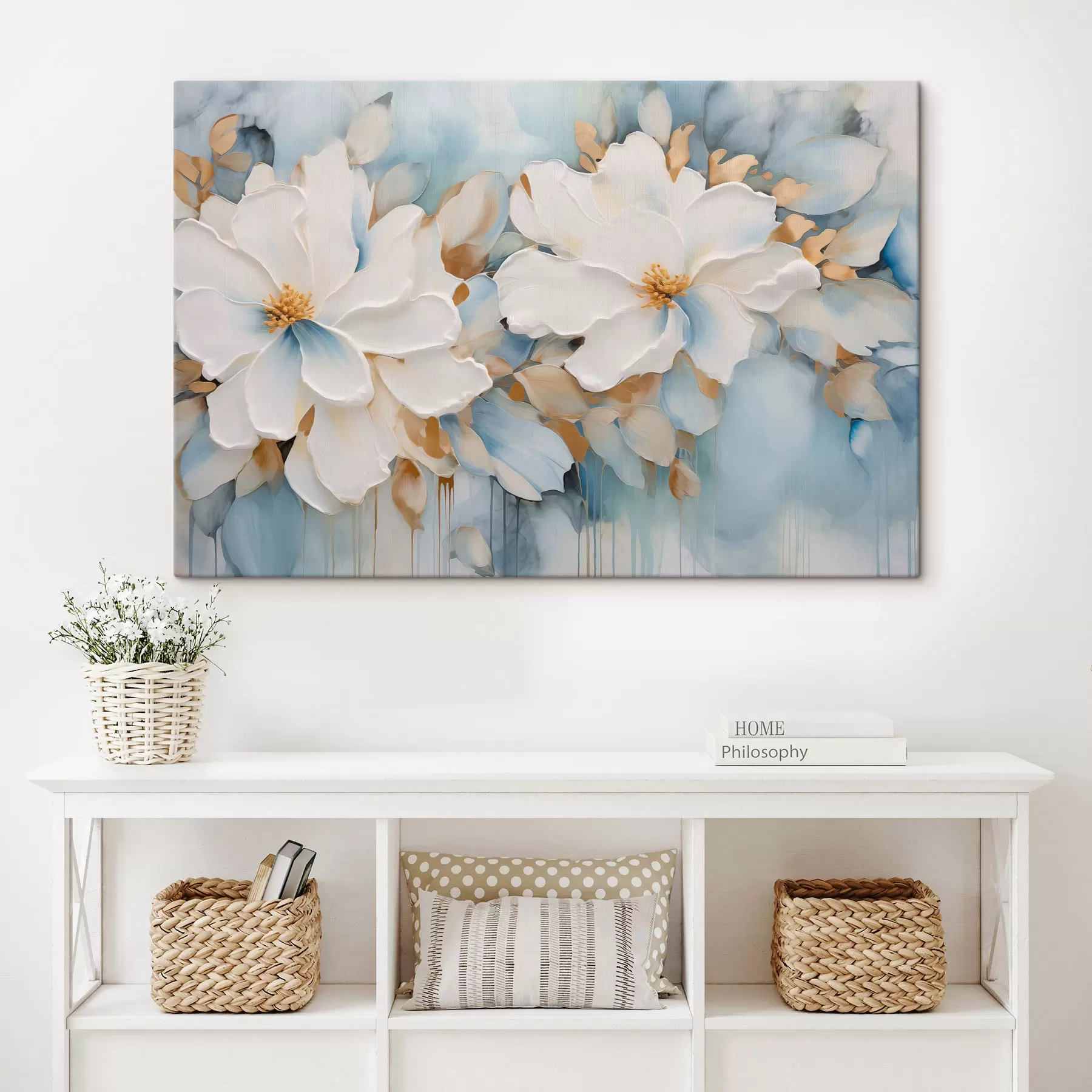  Schilderijen Abstracte bloemen s49418