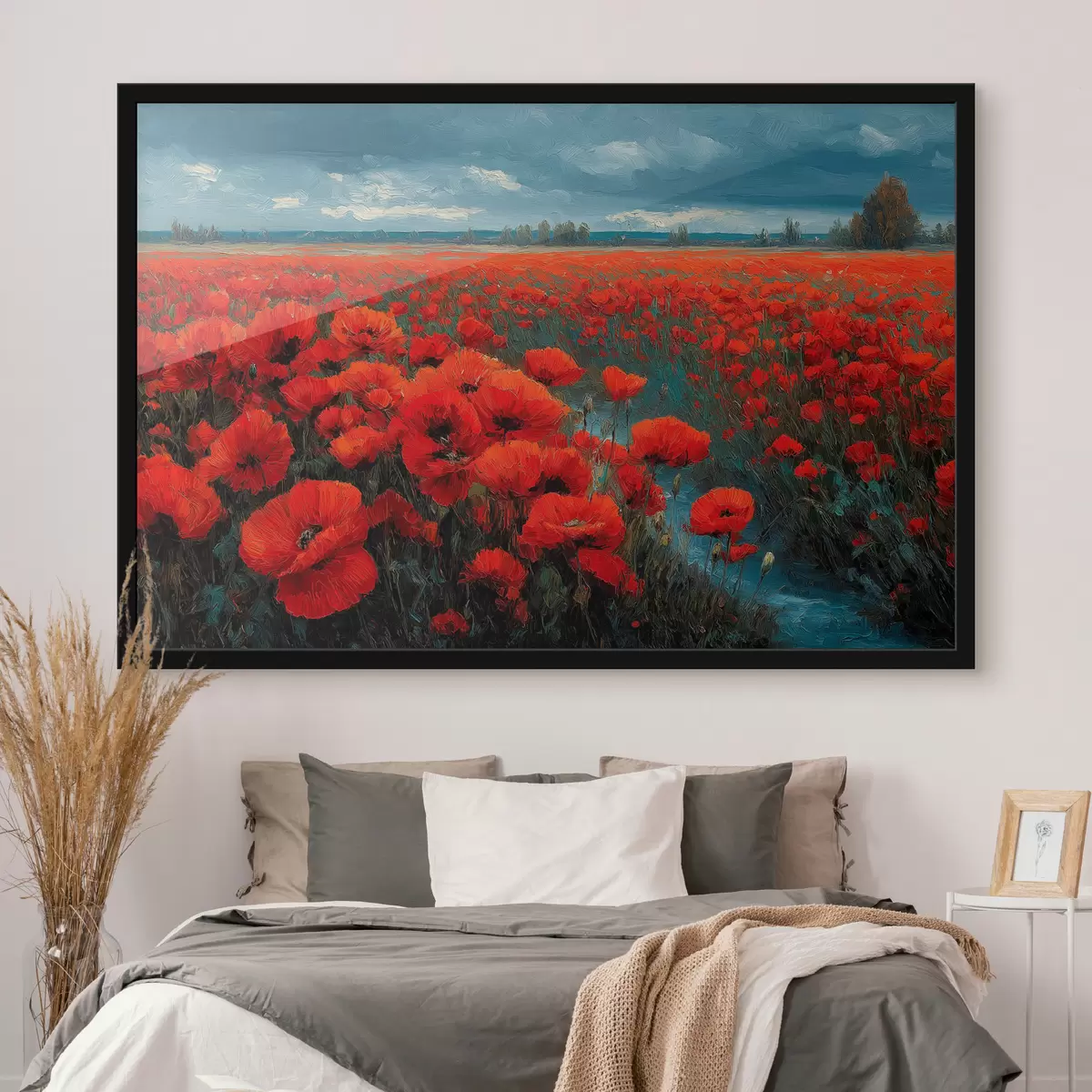 Poster Papaverveld f49631