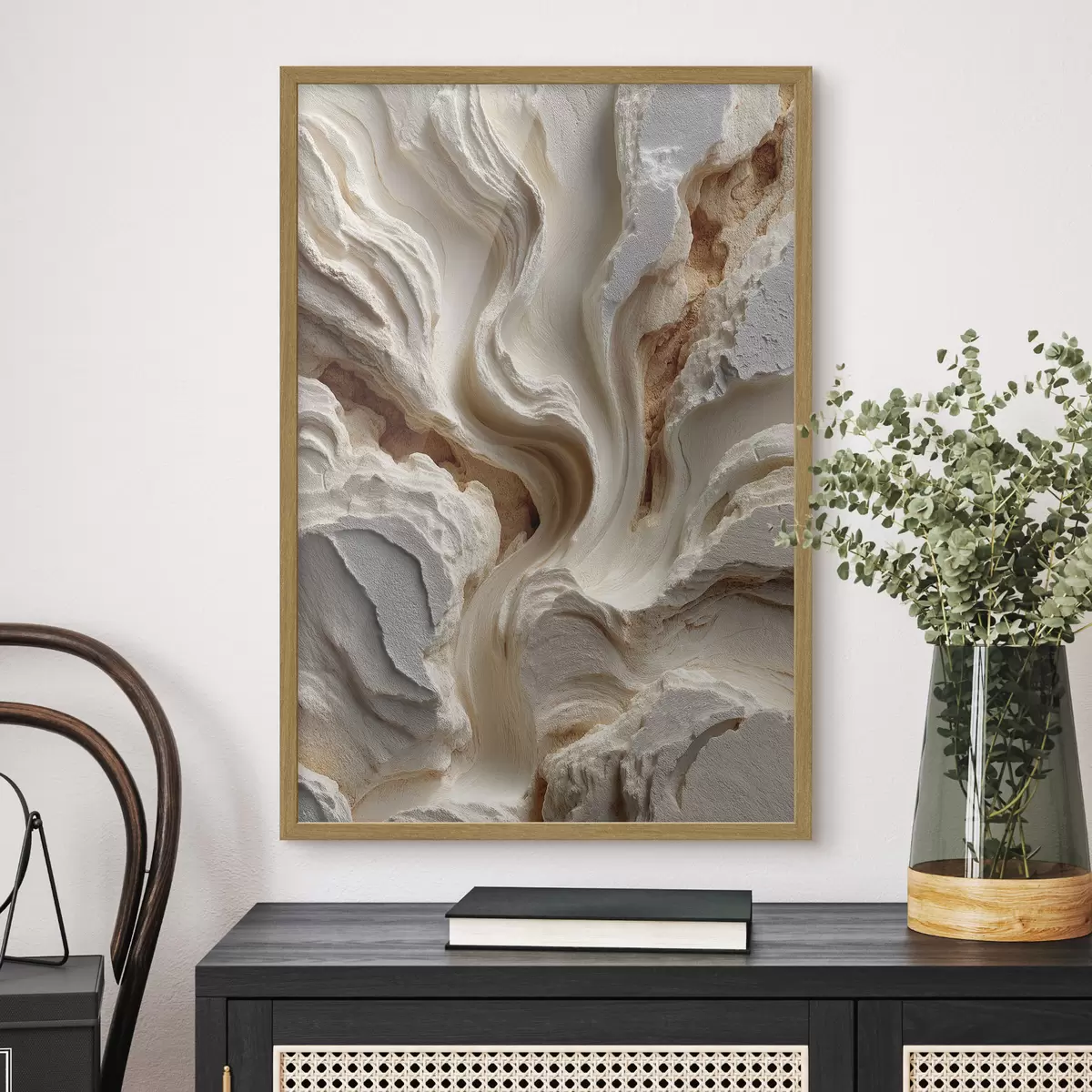 Poster Imitatie van steentextuur f49641
