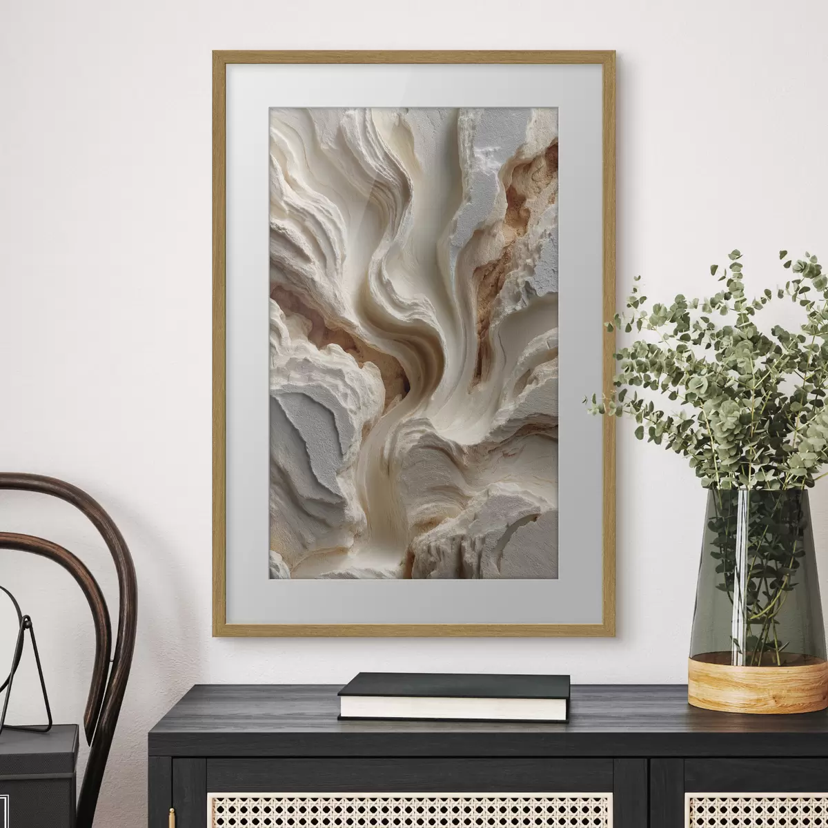 Poster Imitatie van steentextuur f49641