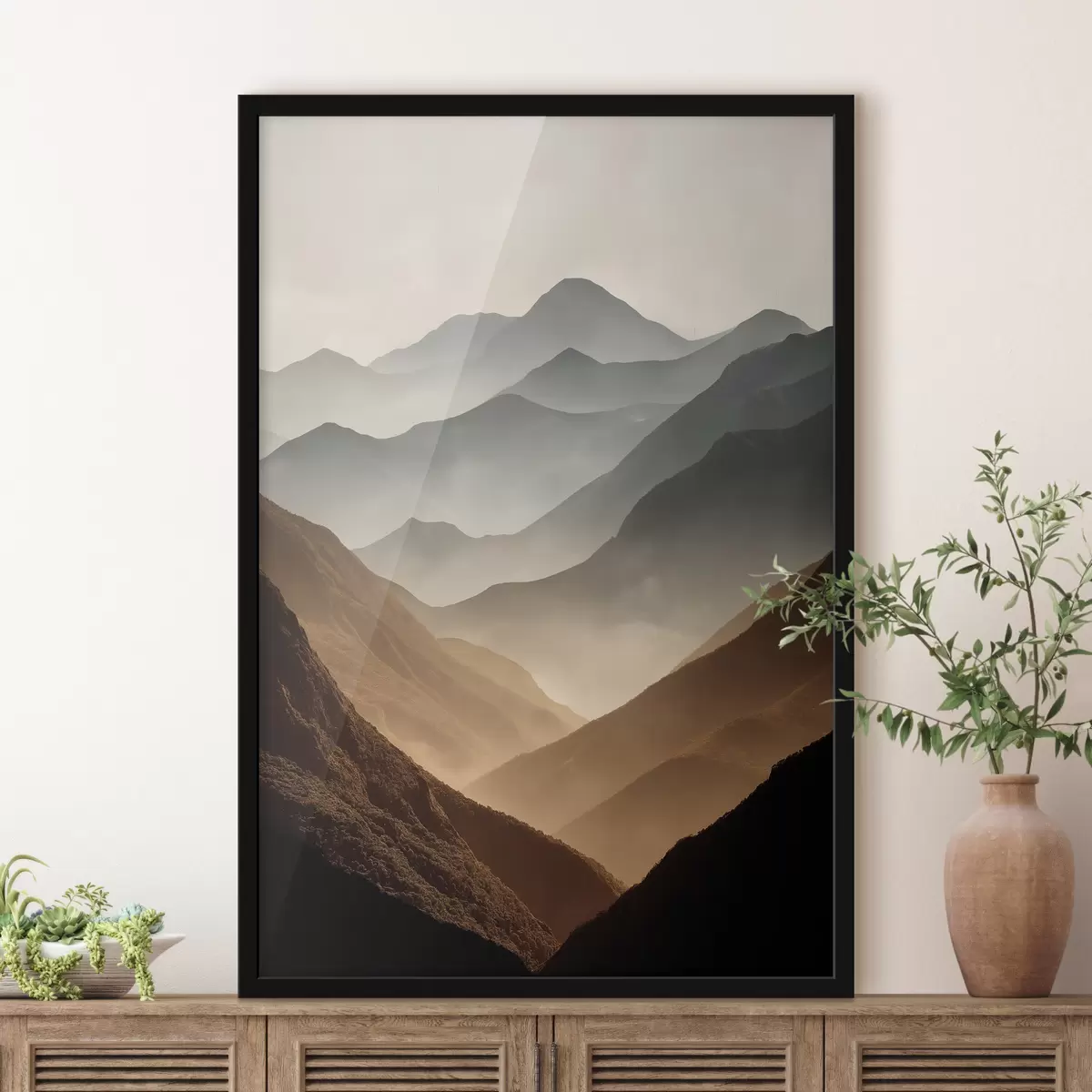 Poster Zachte bergen f49643