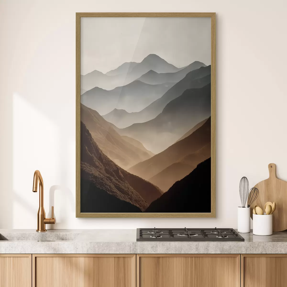Poster Zachte bergen f49643