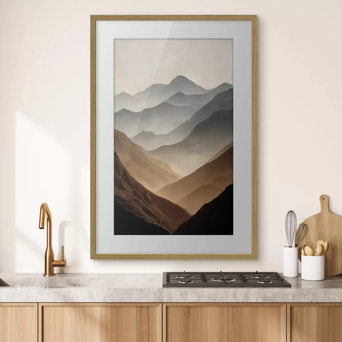 Poster Zachte bergen f49643